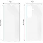 Set protectie Bizon Glass Hydrogel Pack, 1x Folie Ecran si 1x Folie Spate, compatibil cu Samsung Galaxy Z Fold 7, Transparent 3 - lerato.ro