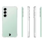 Kit protectie 3 in 1 BizonMobile Clear Pack, Carcasa Bizon Salpa si 2x Folie protectie Bizon Glass Clear 2, compatibil cu Samsung Galaxy S25 FE, Transparent 5 - lerato.ro