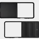 Carcasa Bizon Tur compatibila cu Samsung Galaxy Z Flip 7, Negru 6 - lerato.ro