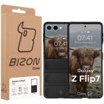 Carcasa Bizon Tur compatibila cu Samsung Galaxy Z Flip 7, Negru 7 - lerato.ro