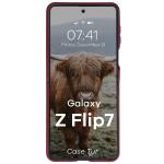 Carcasa Bizon Tur compatibila cu Samsung Galaxy Z Flip 7, Burgundy 4 - lerato.ro
