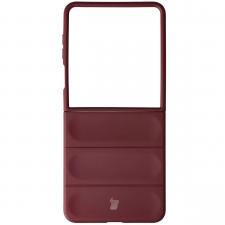 Huse si carcase Samsung Galaxy Z Flip 7, Carcasa Bizon Tur compatibila cu Samsung Galaxy Z Flip 7, Burgundy, lerato.ro