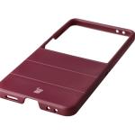 Carcasa Bizon Tur compatibila cu Samsung Galaxy Z Flip 7, Burgundy 7 - lerato.ro
