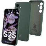 Carcasa Bizon Soft compatibila cu Samsung Galaxy S25 FE, Dark Green 3 - lerato.ro