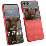 Carcasa Bizon Tur compatibila cu Samsung Galaxy Z Flip 7, Rosu 7 - lerato.ro
