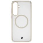 Carcasa Bizon MatteO cu MagSafe compatibila cu Samsung Galaxy S25 FE, Bej 2 - lerato.ro