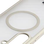 Carcasa Bizon MatteO cu MagSafe compatibila cu Samsung Galaxy S25 FE, Bej 4 - lerato.ro