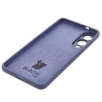 Carcasa Bizon Soft compatibila cu Samsung Galaxy S25 Edge, Dark Blue 5 - lerato.ro
