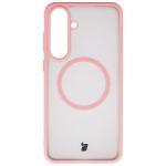 Carcasa Bizon MatteO cu MagSafe compatibila cu Samsung Galaxy S25 FE, Roz 2 - lerato.ro