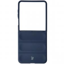 Huse si carcase Samsung Galaxy Z Flip 7, Carcasa Bizon Tur compatibila cu Samsung Galaxy Z Flip 7, Navy Blue, lerato.ro