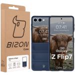 Carcasa Bizon Tur compatibila cu Samsung Galaxy Z Flip 7, Navy Blue 8 - lerato.ro