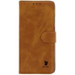 Husa flip cover Bizon Pocket compatibila cu Samsung Galaxy S25 Edge, Maro 2 - lerato.ro