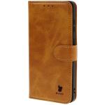 Husa flip cover Bizon Pocket compatibila cu Samsung Galaxy S25 Edge, Maro 4 - lerato.ro