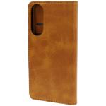 Husa flip cover Bizon Pocket compatibila cu Samsung Galaxy S25 Edge, Maro 5 - lerato.ro