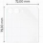 Set 2 folii protectie Bizon Glass Film Sun compatibile cu Samsung Galaxy Z Flip 7, Transparent 3 - lerato.ro