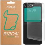 Folie protectie pentru spatele telefonului Bizon Glass Hydrogel compatibila cu Samsung Galaxy Z Flip 7 FE / Z Flip 6, Transparent 2 - lerato.ro
