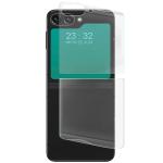 Folie protectie pentru spatele telefonului Bizon Glass Hydrogel compatibila cu Samsung Galaxy Z Flip 7 FE / Z Flip 6, Transparent 6 - lerato.ro