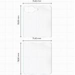 Folie protectie pentru spatele telefonului Bizon Glass Hydrogel compatibila cu Samsung Galaxy Z Flip 7, Transparent 3 - lerato.ro