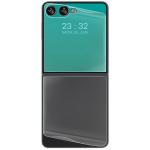 Folie protectie pentru spatele telefonului Bizon Glass Hydrogel compatibila cu Samsung Galaxy Z Flip 7, Transparent 4 - lerato.ro