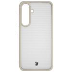 Kit protectie 2 in 1 BizonMobile, Carcasa Bizon Angelo si Folie sticla securizata Bizon Glass Edge, compatibil cu Samsung Galaxy S25 FE, Bej 3 - lerato.ro