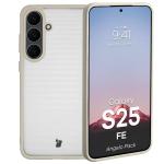 Kit protectie 2 in 1 BizonMobile, Carcasa Bizon Angelo si Folie sticla securizata Bizon Glass Edge, compatibil cu Samsung Galaxy S25 FE, Bej 4 - lerato.ro