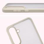 Kit protectie 2 in 1 BizonMobile, Carcasa Bizon Angelo si Folie sticla securizata Bizon Glass Edge, compatibil cu Samsung Galaxy S25 FE, Bej 5 - lerato.ro