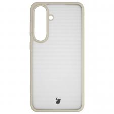 Carcasa Bizon Angelo compatibila cu Samsung Galaxy S25 FE, Transparent / Bej