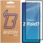 Folie sticla securizata Bizon Glass Edge 2 compatibila cu Samsung Galaxy Z Fold 7, Negru 2 - lerato.ro