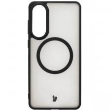 Carcasa Bizon MatteO cu MagSafe compatibila cu Samsung Galaxy S25 Edge, Negru