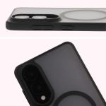 Carcasa Bizon MatteO cu MagSafe compatibila cu Samsung Galaxy S25 Edge, Negru 5 - lerato.ro