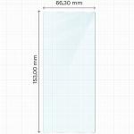 Folie sticla securizata Bizon Glass Clear 2 compatibila cu Samsung Galaxy Z Fold 7, Transparent 3 - lerato.ro