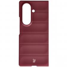 Huse si carcase Samsung Galaxy Z Fold 7, Carcasa Bizon Tur compatibila cu Samsung Galaxy Z Fold 7, Burgundy, lerato.ro