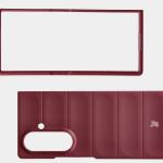 Carcasa Bizon Tur compatibila cu Samsung Galaxy Z Fold 7, Burgundy 8 - lerato.ro