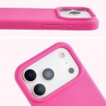 Carcasa Bizon Soft compatibila cu iPhone 17 Pro, Fucsia 6 - lerato.ro