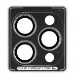 Protectie camera foto Bizon Glass Snap Lens compatibile cu iPhone 17 Pro / 17  Pro Max, Negru 3 - lerato.ro