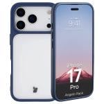 Kit protectie 2 in 1 BizonMobile, Carcasa Bizon Angelo si Folie sticla securizata Bizon Glass Edge, compatibil cu iPhone 17 Pro, Albastru 4 - lerato.ro