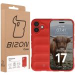 Carcasa Bizon Soft compatibila cu iPhone Tur, Rosu 9 - lerato.ro