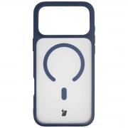 Carcasa Bizon MatteO cu MagSafe compatibila cu iPhone 17 Pro Max, Albastru