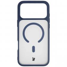 Carcasa Bizon MatteO cu MagSafe compatibila cu iPhone 17 Pro Max, Albastru