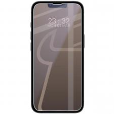 Folii iPhone 17e, Folie sticla securizata Bizon Glass Mule compatibila cu iPhone 17e / 16e, Transparent, lerato.ro