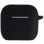 Carcasa Bizon Silicone Case compatibila cu Apple AirPods 4, Negru 2 - lerato.ro