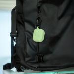 Carcasa Bizon Silicone Case compatibila cu Apple AirPods 4, Light Green 6 - lerato.ro