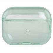 Carcasa Bizon Clear Case compatibila cu Apple AirPods Pro 3, Verde