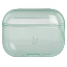 Airpods, Carcasa Bizon Clear Case compatibila cu Apple AirPods Pro 3, Verde, lerato.ro