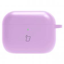 Airpods, Carcasa Bizon Silicone Case compatibila cu Apple AirPods Pro 3, Dark Violet, lerato.ro