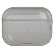 Carcasa Bizon Clear Case compatibila cu Apple AirPods Pro 3, Negru