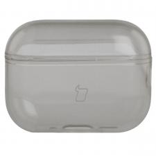 Airpods, Carcasa Bizon Clear Case compatibila cu Apple AirPods Pro 3, Negru, lerato.ro