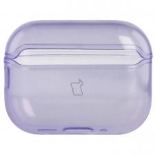 Airpods, Carcasa Bizon Clear Case compatibila cu Apple AirPods Pro 3, Violet, lerato.ro