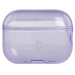 Carcasa Bizon Clear Case compatibila cu Apple AirPods Pro 3, Violet 7 - lerato.ro