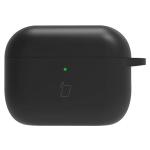 Carcasa Bizon Silicone Case compatibila cu Apple AirPods Pro 3, Negru 2 - lerato.ro